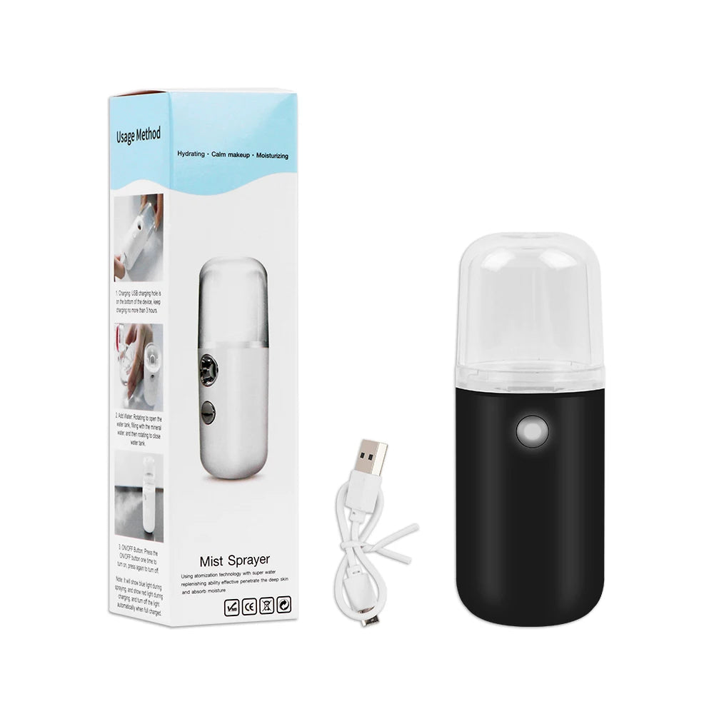 Portable Face Mister — Rechargeable Nano Mist Sprayer